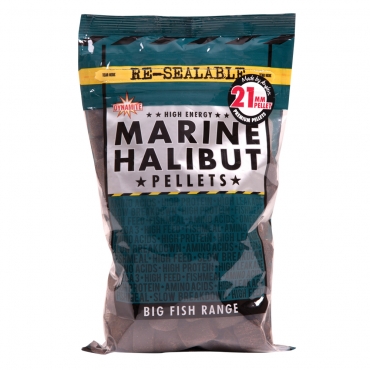 Dynamite Baits Marine Halibut Pellets 21mm Pre-Drilled